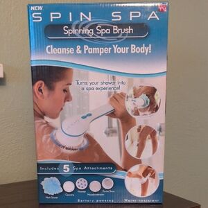 NEW Spin Spa Body Brush With 5 Attachments - Perfect For Your Valentine!
